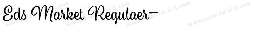 Eds Market Regulaer字体转换
